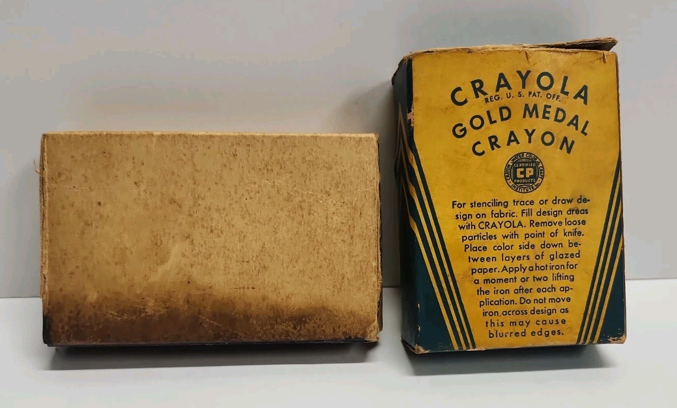 Crayola Crayons Vintage Tins & Crayons – Lot of 4 Collectors Edition Tins & More