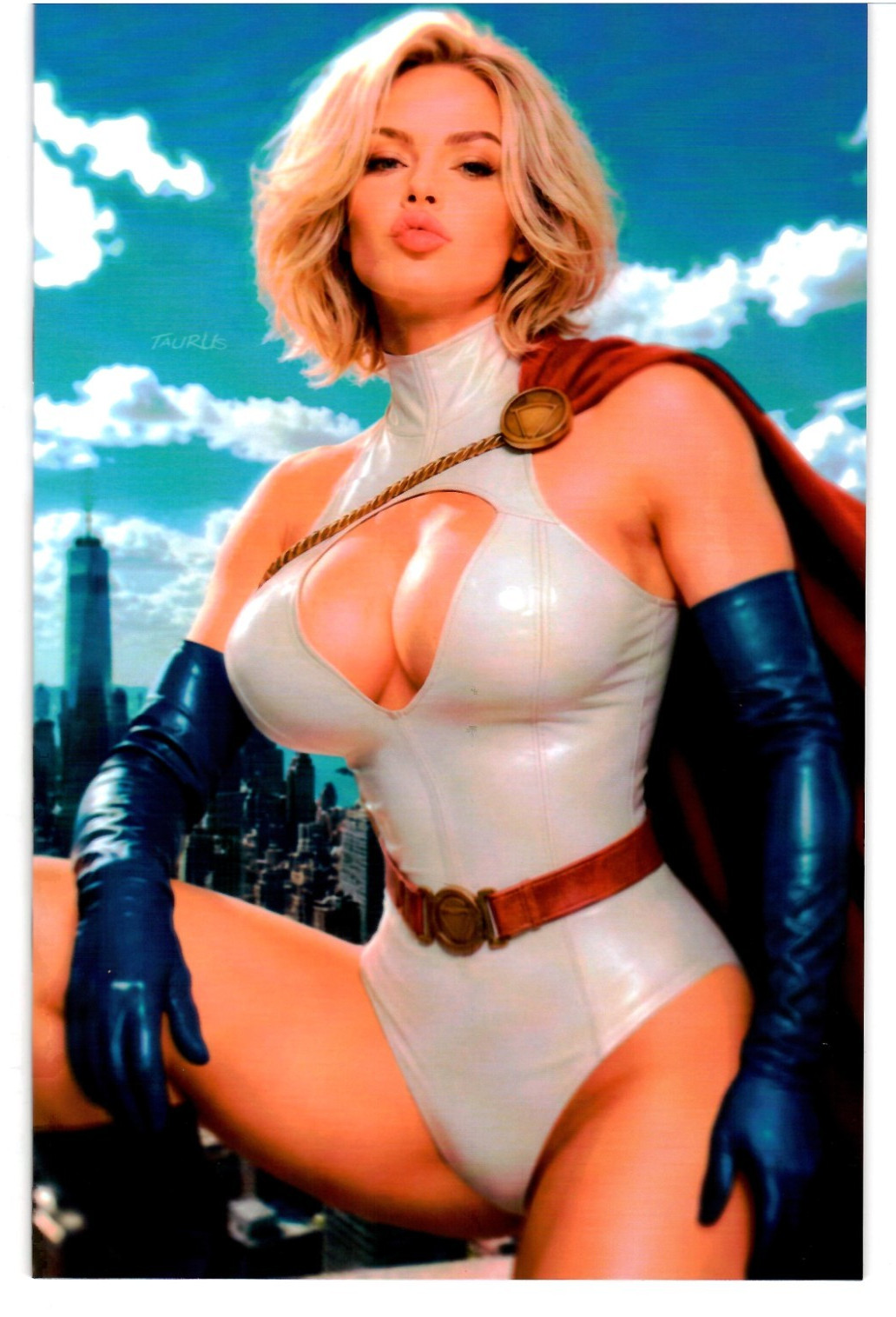 Cool Comics Taurus Fine Art Power Girl Gallery Exclusive Ltd 100 NM-
