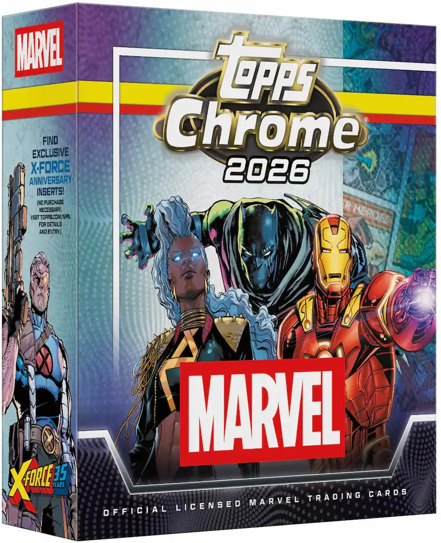 2026 Topps Chrome Marvel Comics Mega Box