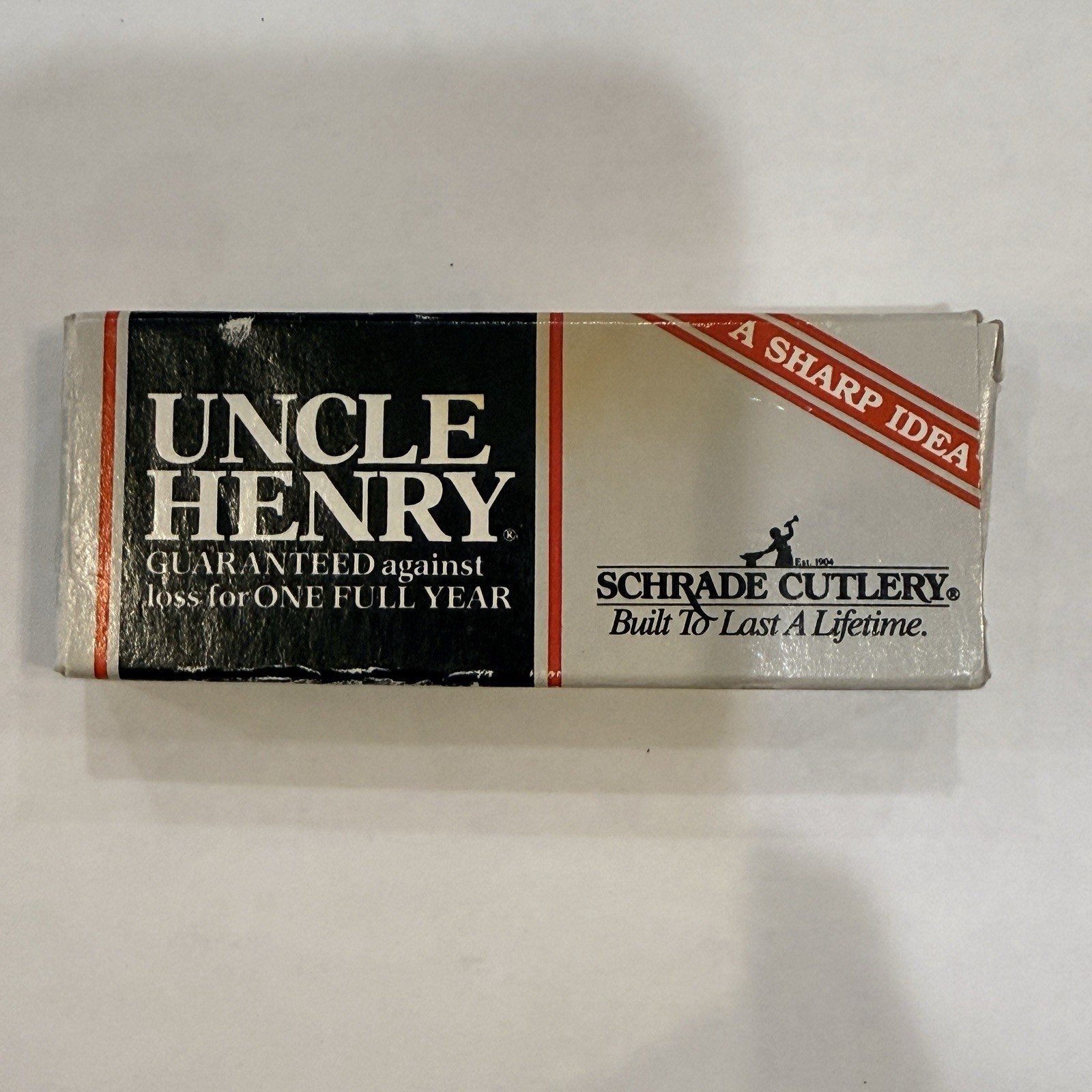 Vintage Schrade Uncle Henry 807UH Stockman Pocket Knife USA Box Papers