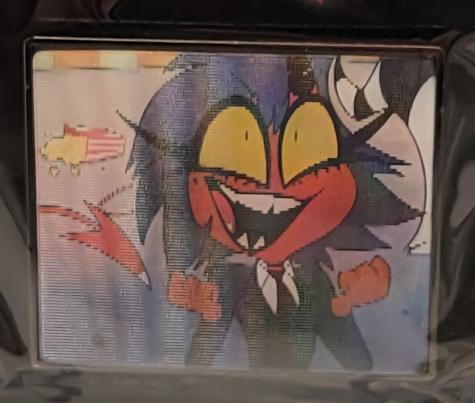 Helluva Boss Millie Says YES! Lenticular Pin Vivziepop Sharkrobot Shark Robot