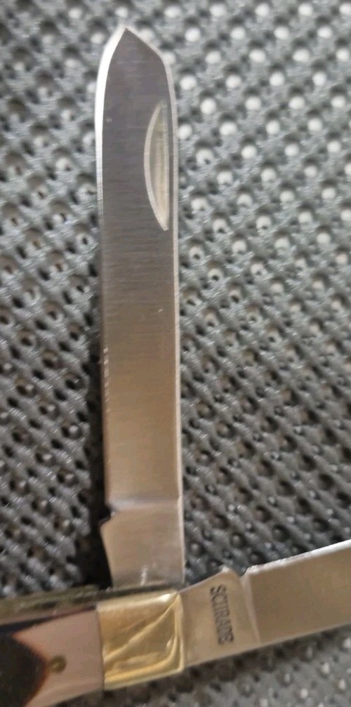 Schrade Old Timer Taylor Brands LLC 940T 2 Blade Gunstock Trapper Pockeknife