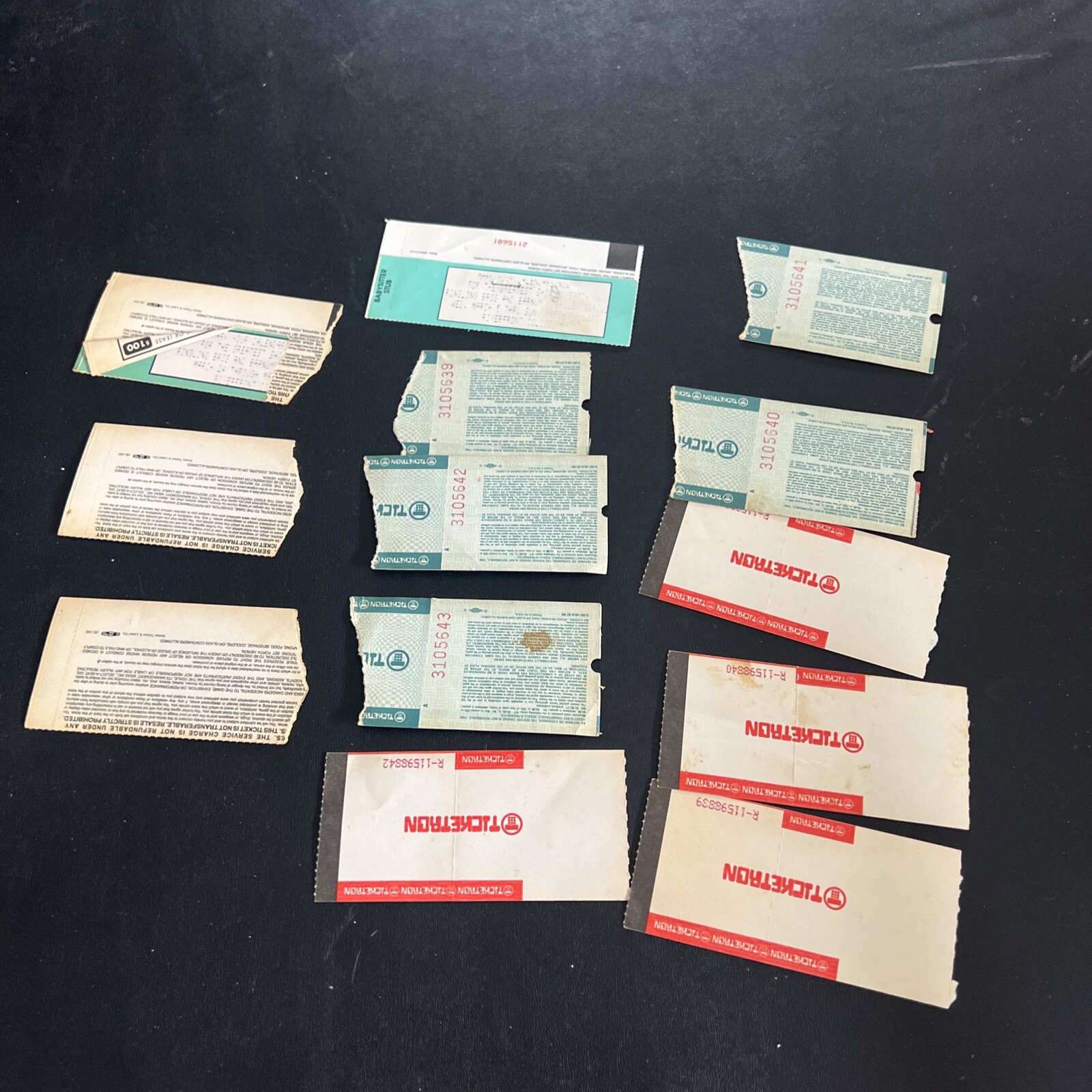 Vintage Disney On Ice & World On Ice Ticket Stubs