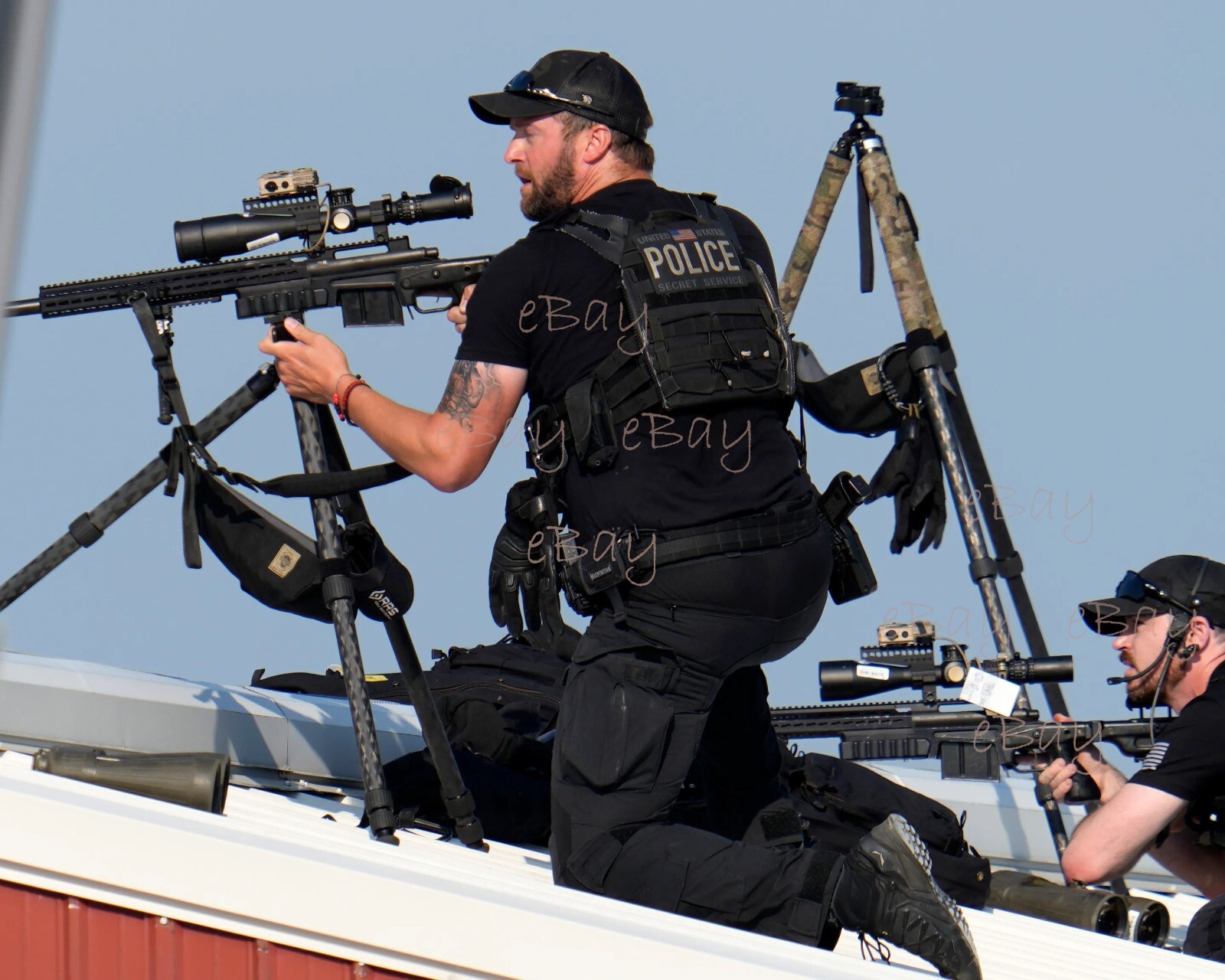 President Donald Trump Assassination Attempt -Sniper that shot the shooter
