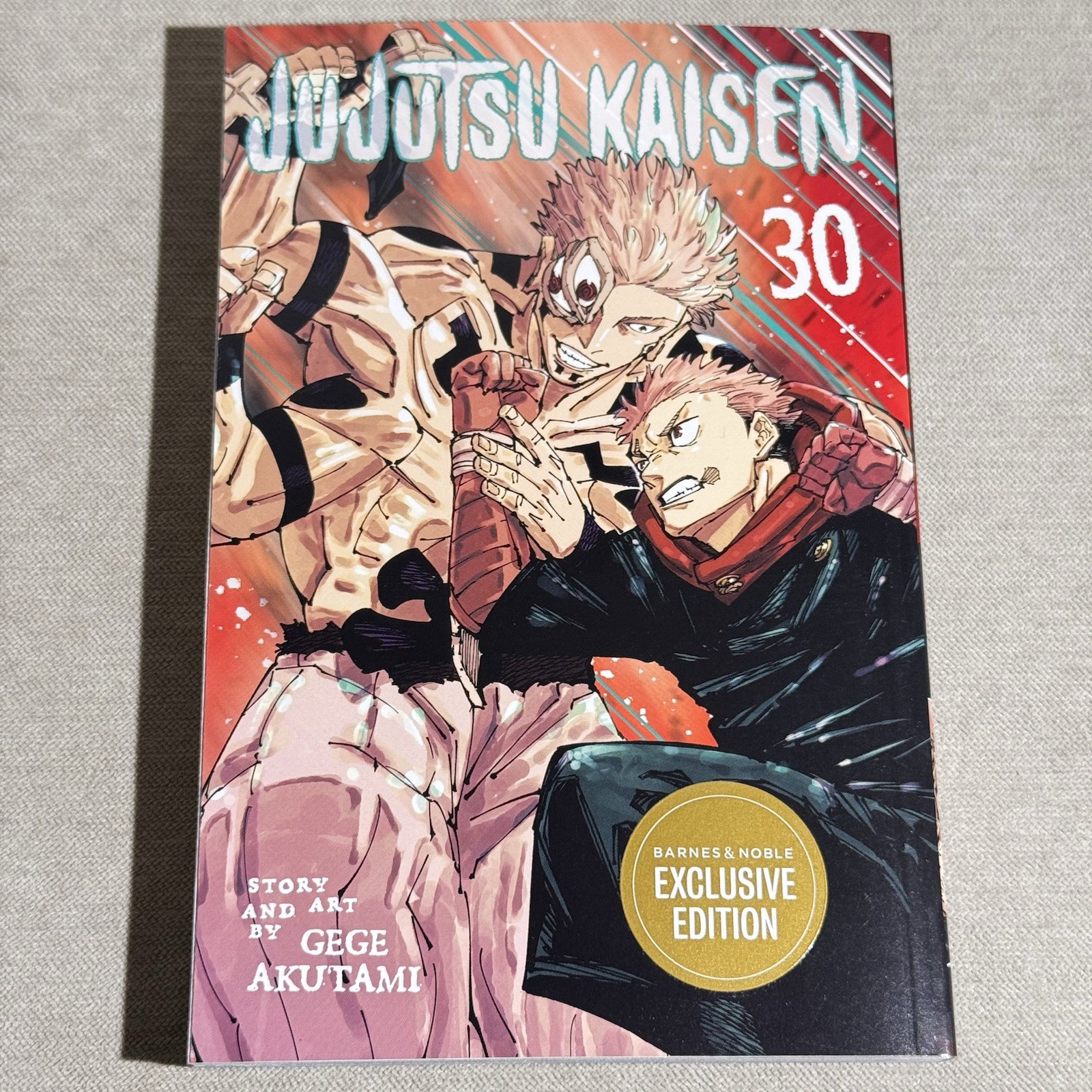 Jujutsu Kaisen Barnes And Noble Exclusive JJK Volume 30 Manga B & N [English]