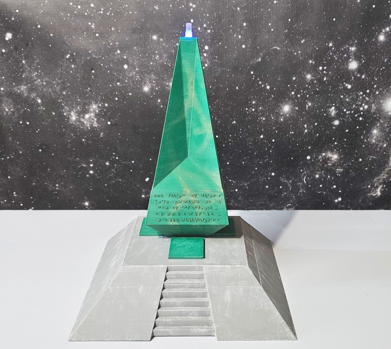 Star Trek Inspired Paradise Syndrome Obelisk 12 Inches in Total Height