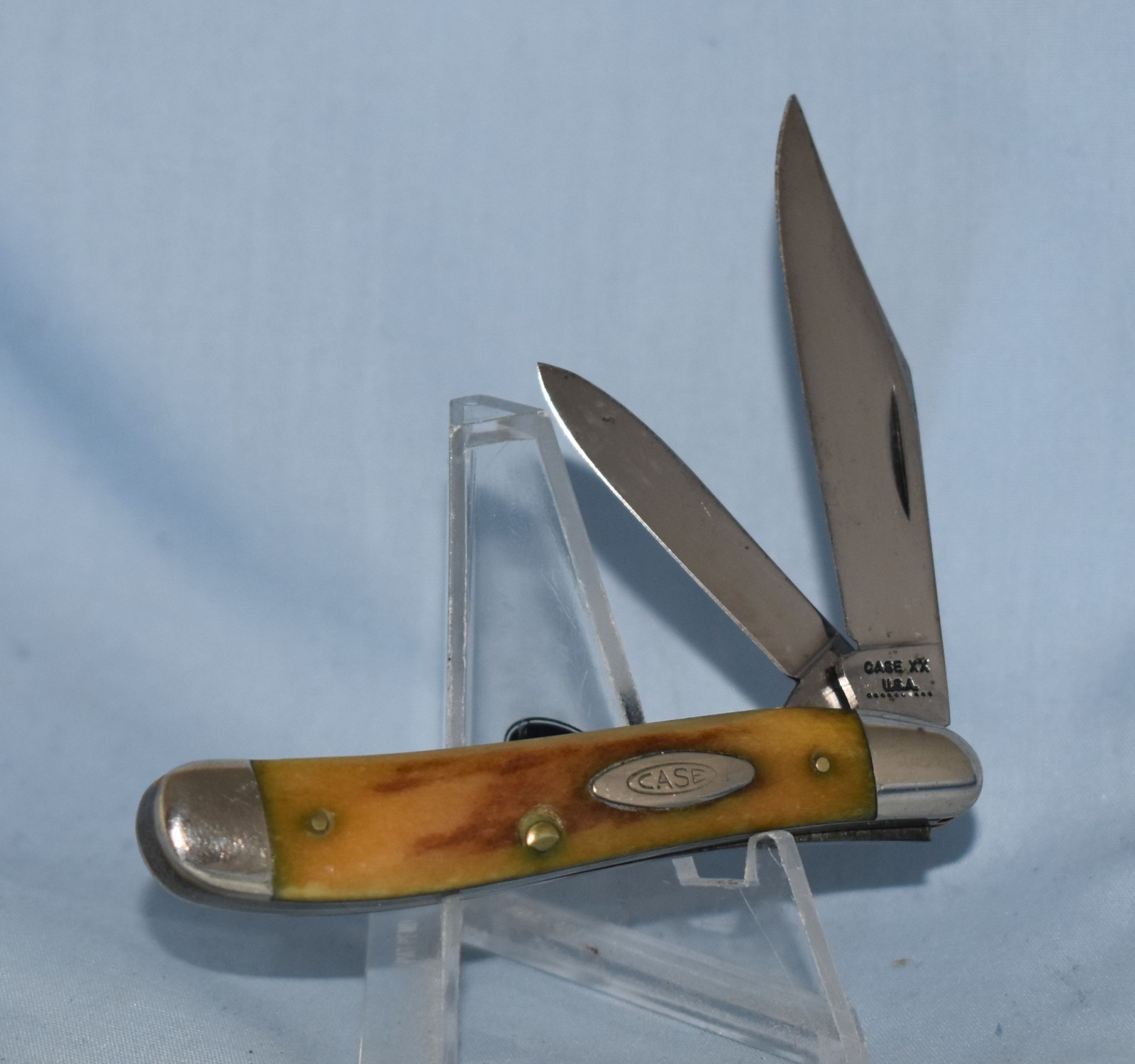 RARE VINTAGE CASE XX STAG PEANUT JACK KNIFE 5220 10 DOT 1970 “SUPER NICE!!