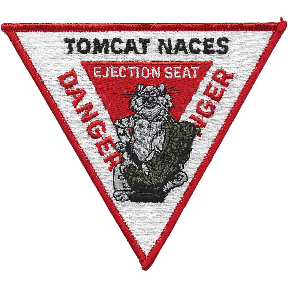 Tomcat Naces Ejection Seat Sign Patch