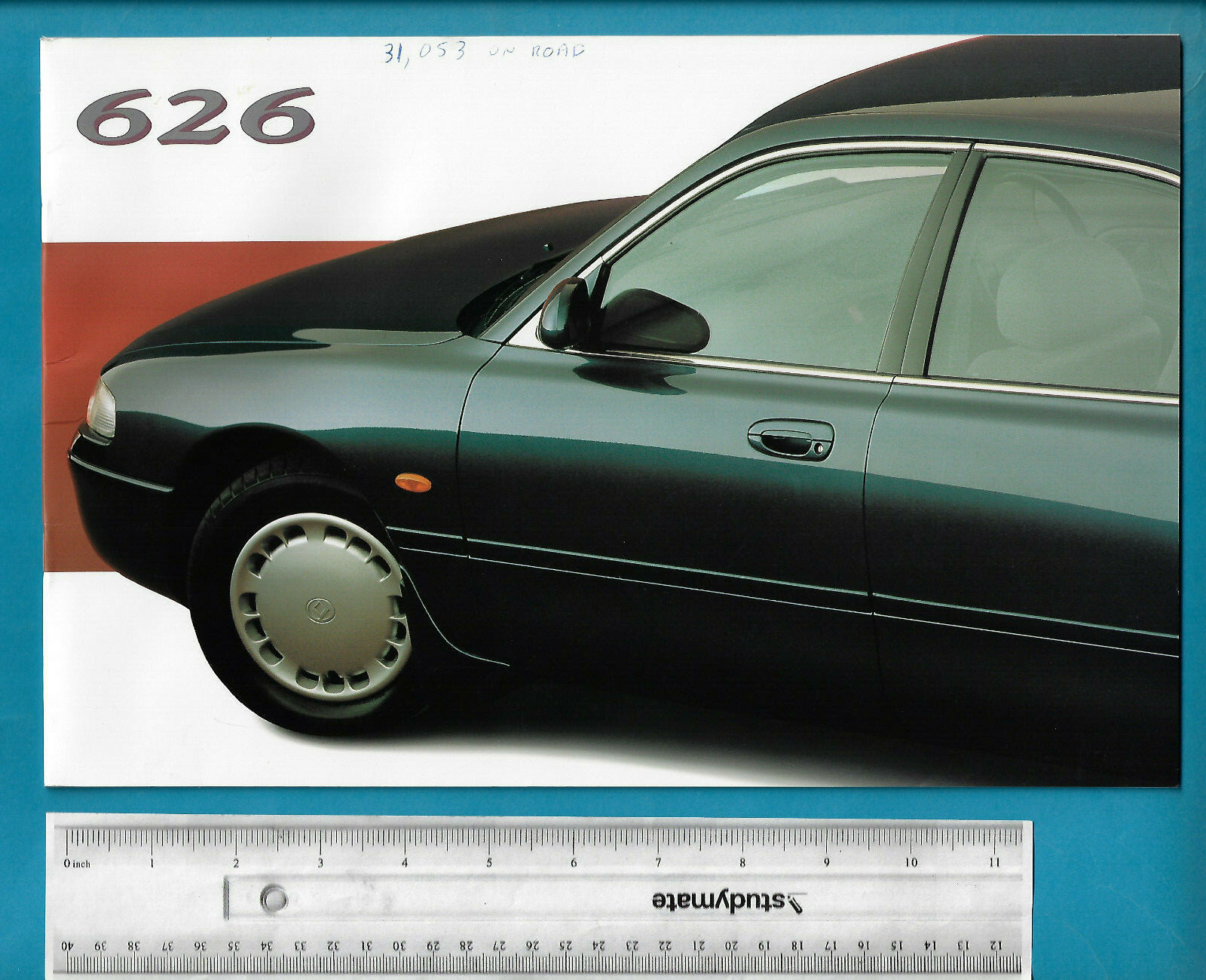 MAZDA 626 SEDAN & HATCH 16 PAGE BROCHURE with spec sheet DEC 1991