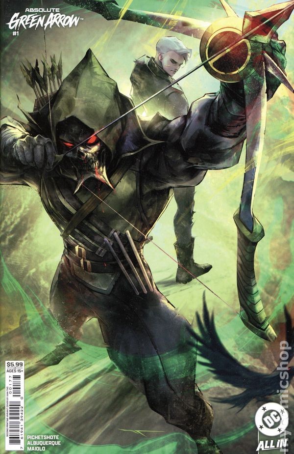 Absolute Green Arrow 1J 2026 Stock Image