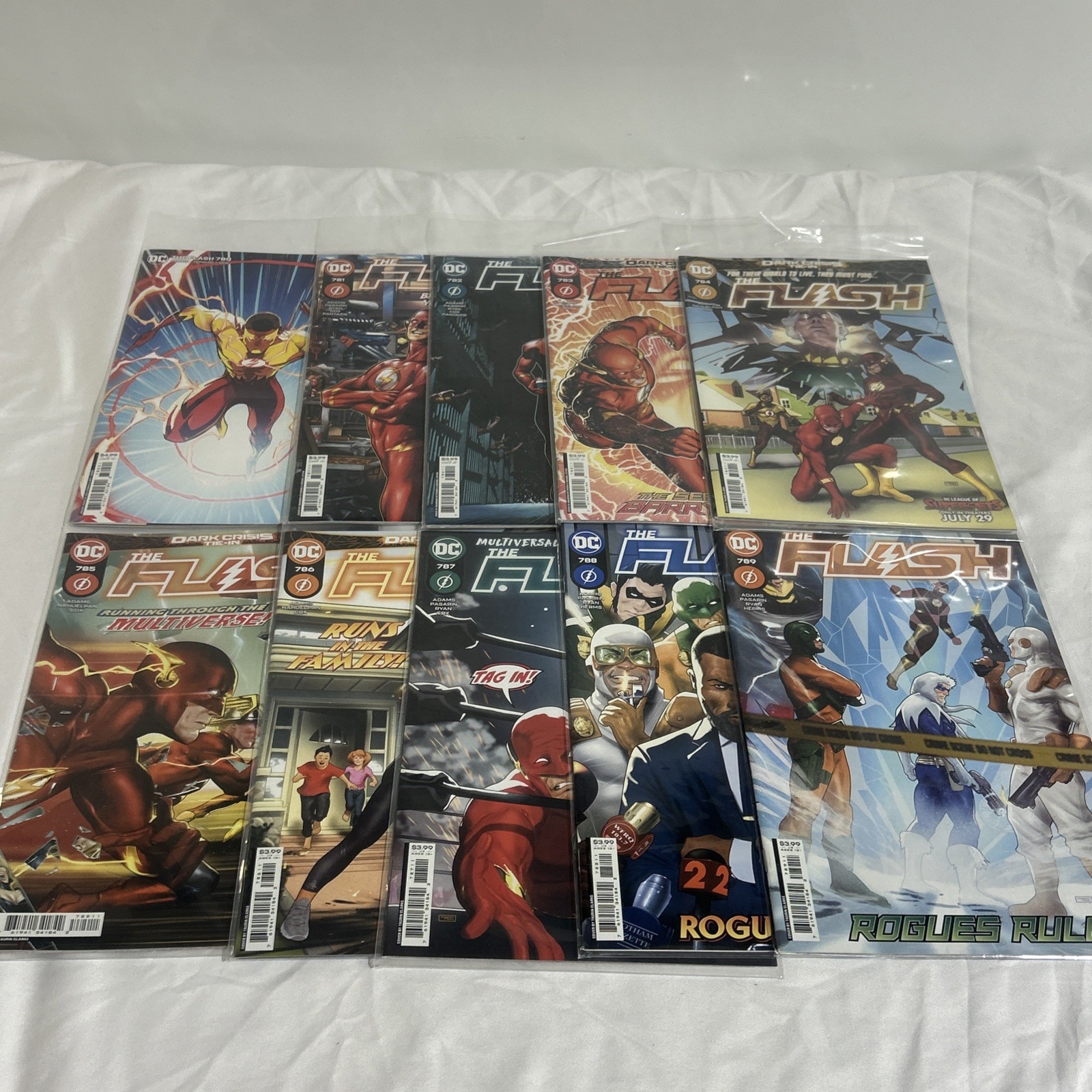 THEFLASH “THE SEARCH FOR BARRY ALLEN” STORY ARC #780-789 NO ANNUAL BAGGED