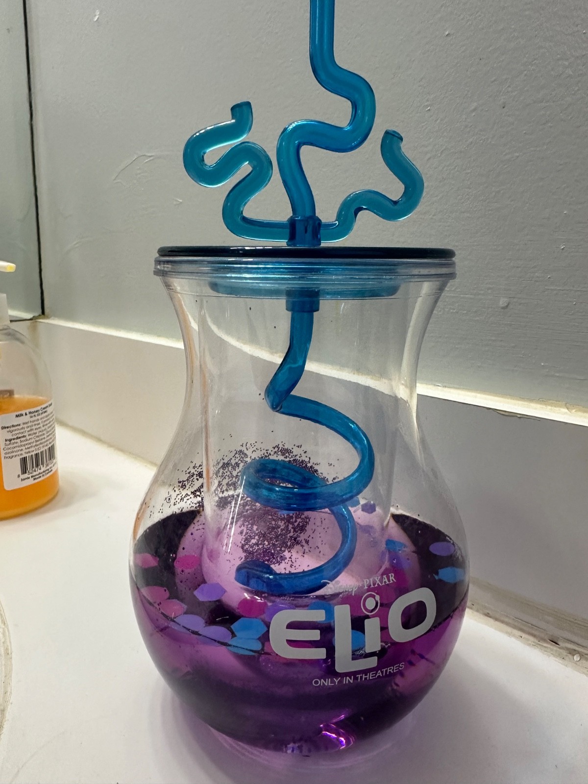 Disney Pixar Elio Glorp Drink Vessel Sipper Cup with Straw AMC Exclusive