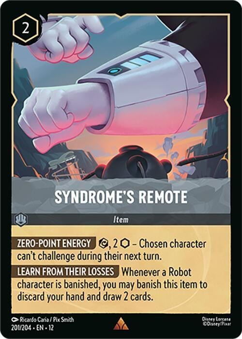 Disney Lorcana Wilds Unknown Syndrome’s Remote Rare