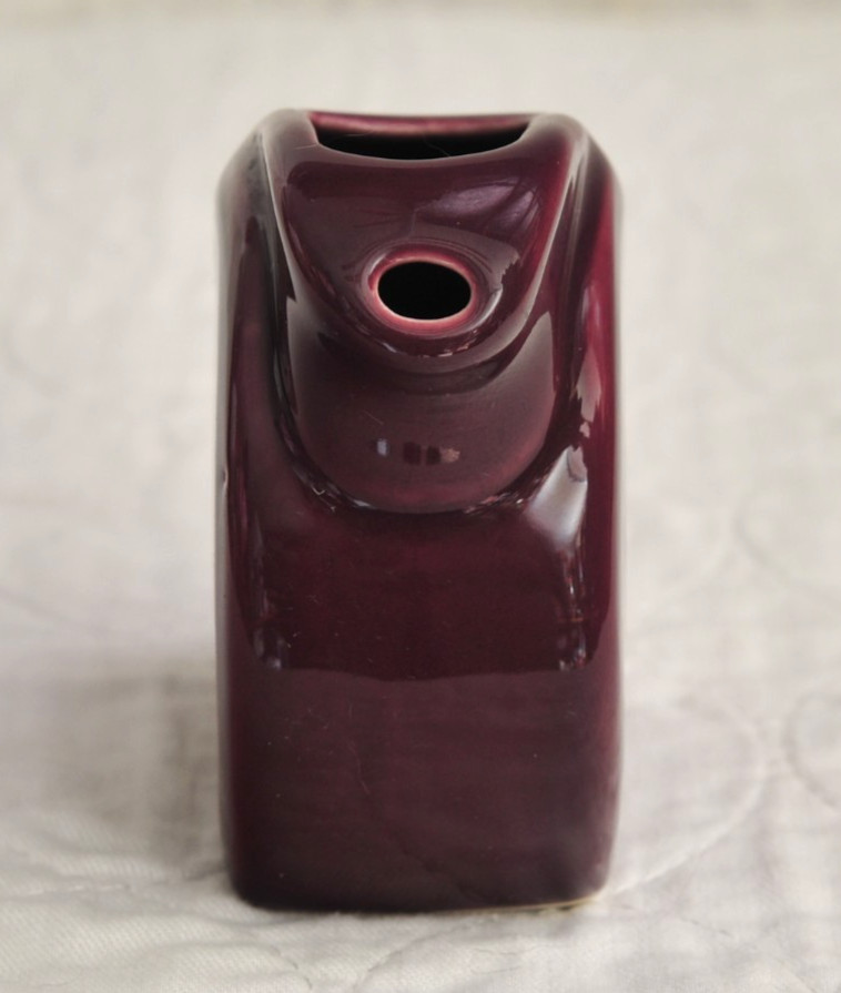 Fiesta Homer Laughlin Post 86 Heather Mini Disc Pitcher made in USA “GC”
