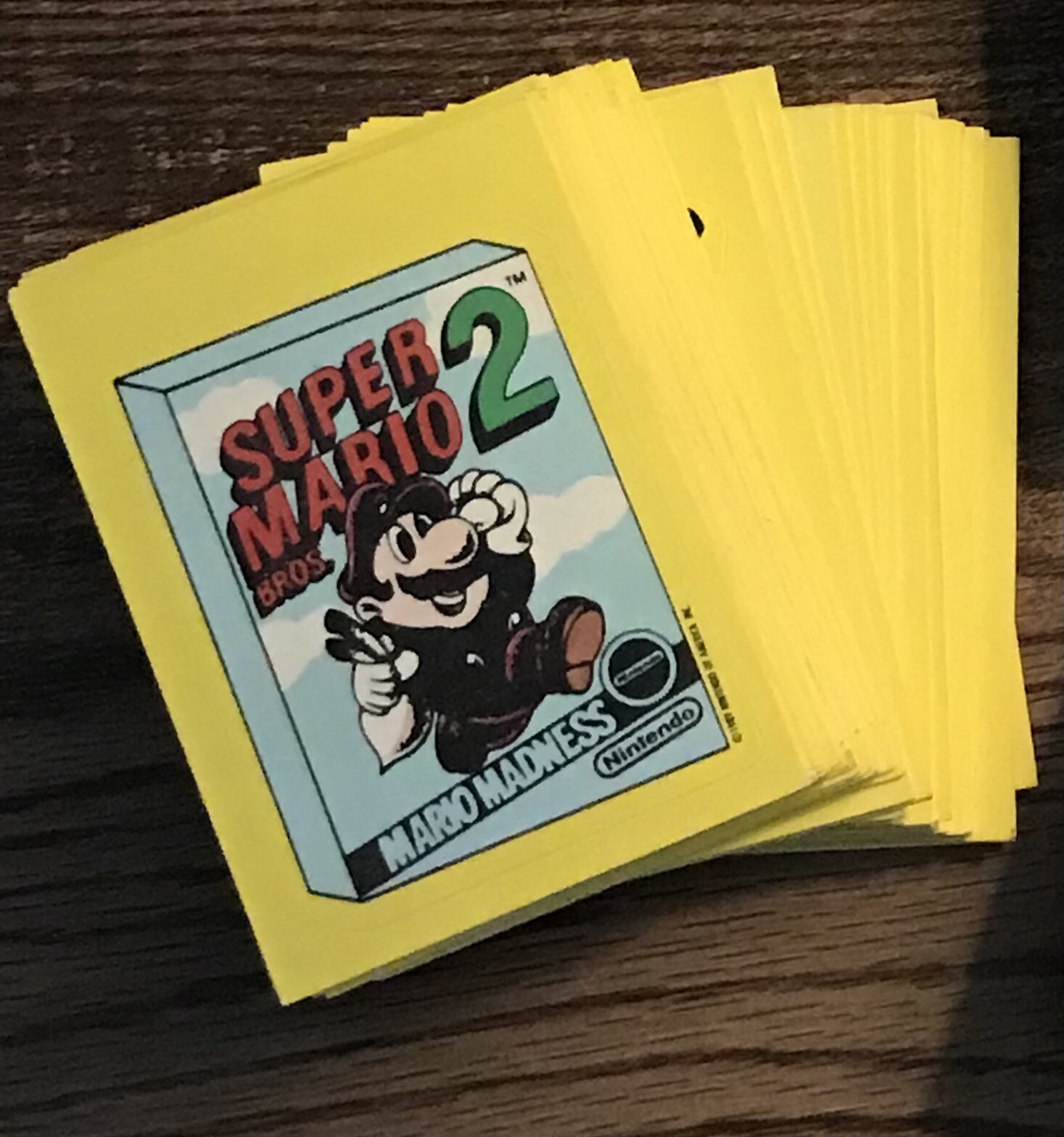 1989 Topps Nintendo Game-Tip Sticker Cards You Pick Complete Your Set Mario Link