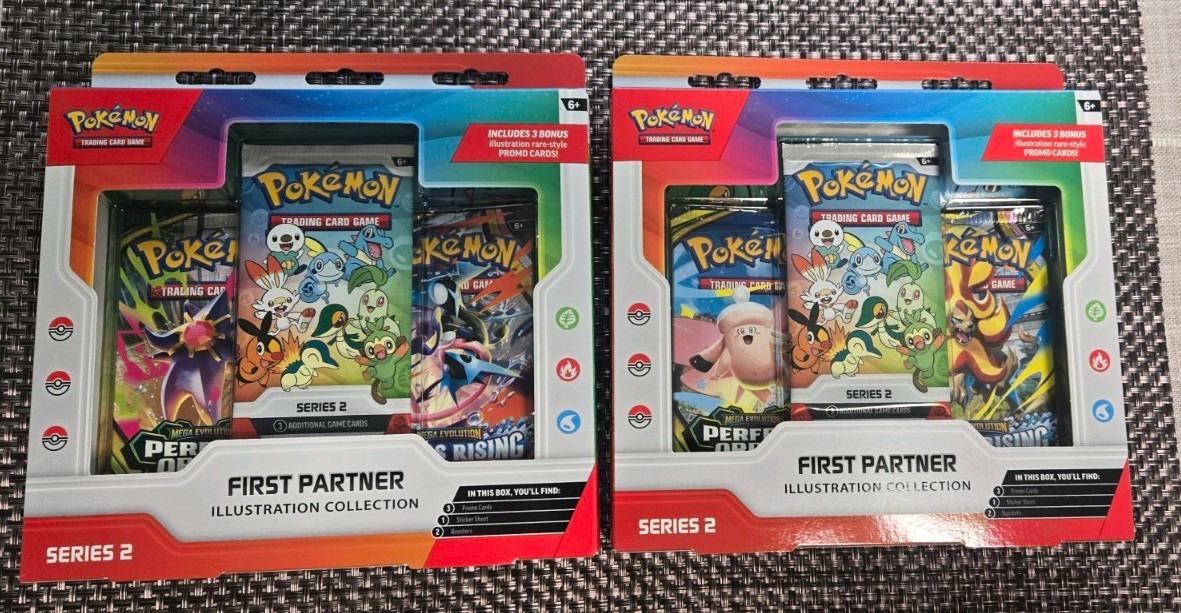 2 Pokemon TCG: First Partner Illustration Collection Series 2 Brand New Sealed