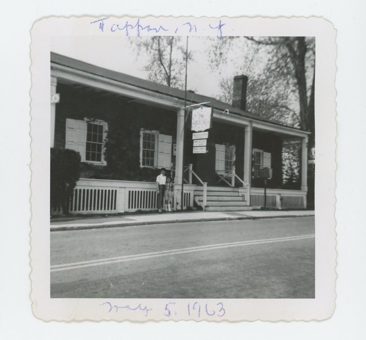 Vintage Photo Historical Place The Old ’76 House Tavern Tappan New York 1950s