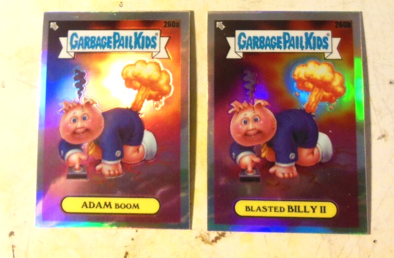2024 Topps Chrome S7 Garbage Pail Kids Adam Boom 260a And Blasted Billy II 260b