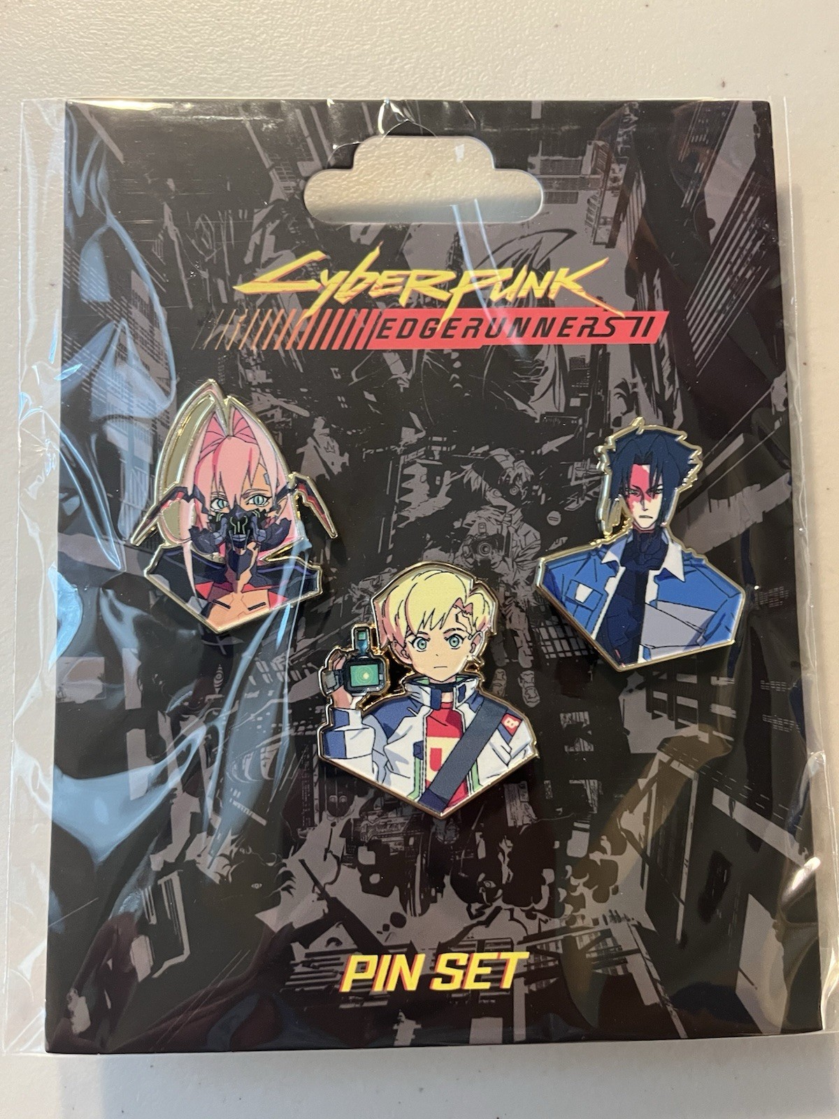 Cyberpunk Edgerunners Season 2 Official Anime Expo 2026 Pin Set CD Project Red
