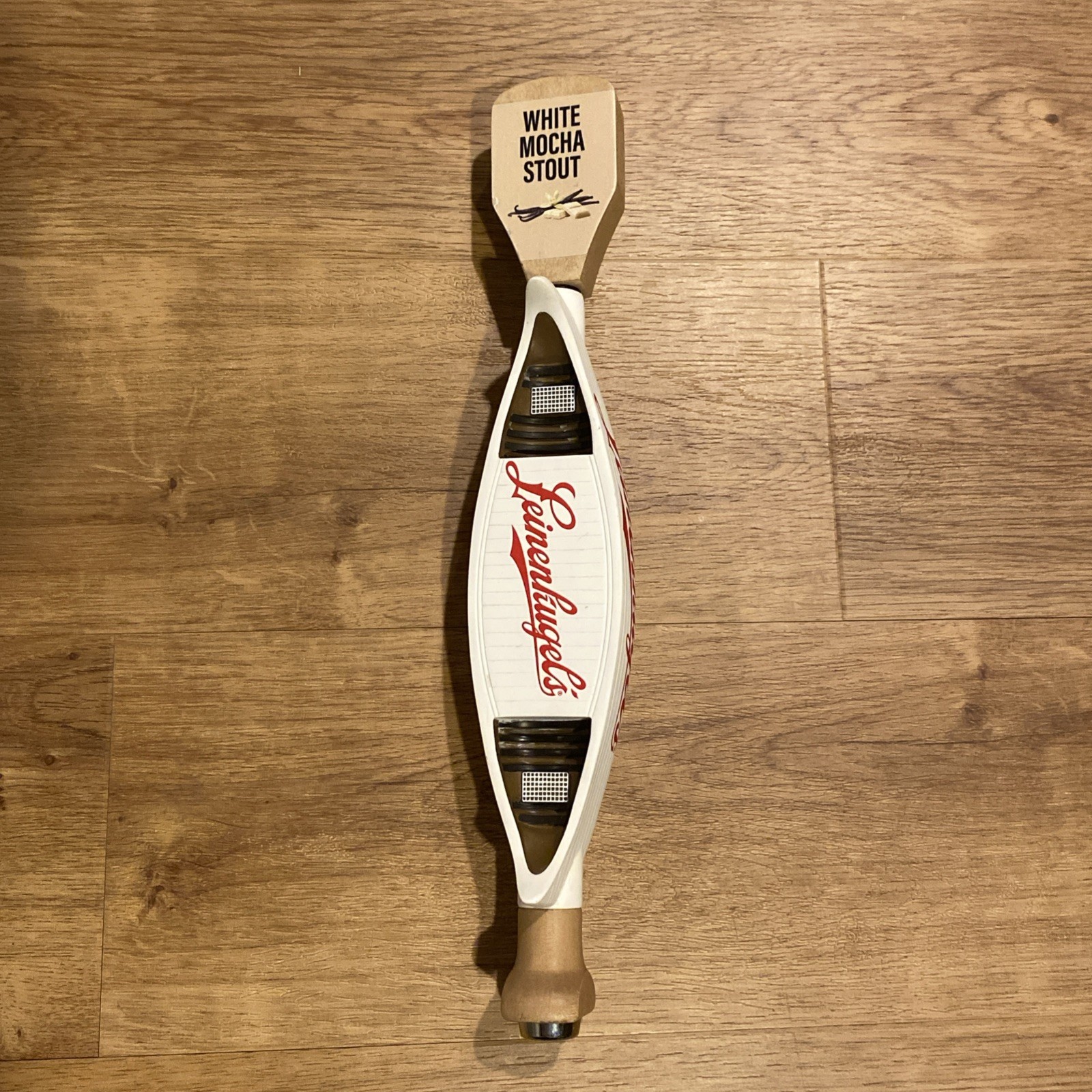 Leinenkugel’s White Mocha Stout Canoe Beer Tap Handle w/ topper – FREE Shipping