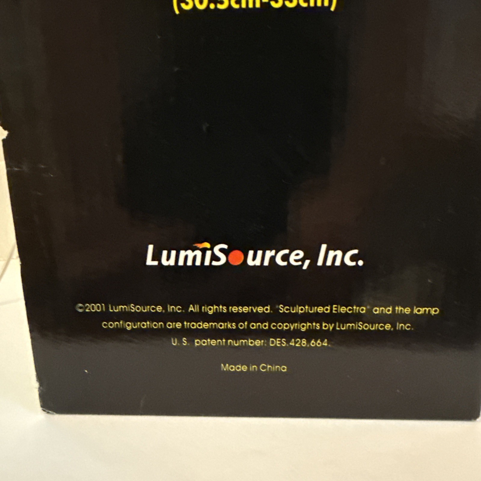 LumiSource Sculptured Electra Mini Lamp-Sculptured-NOS-HTF-RARE-New condition