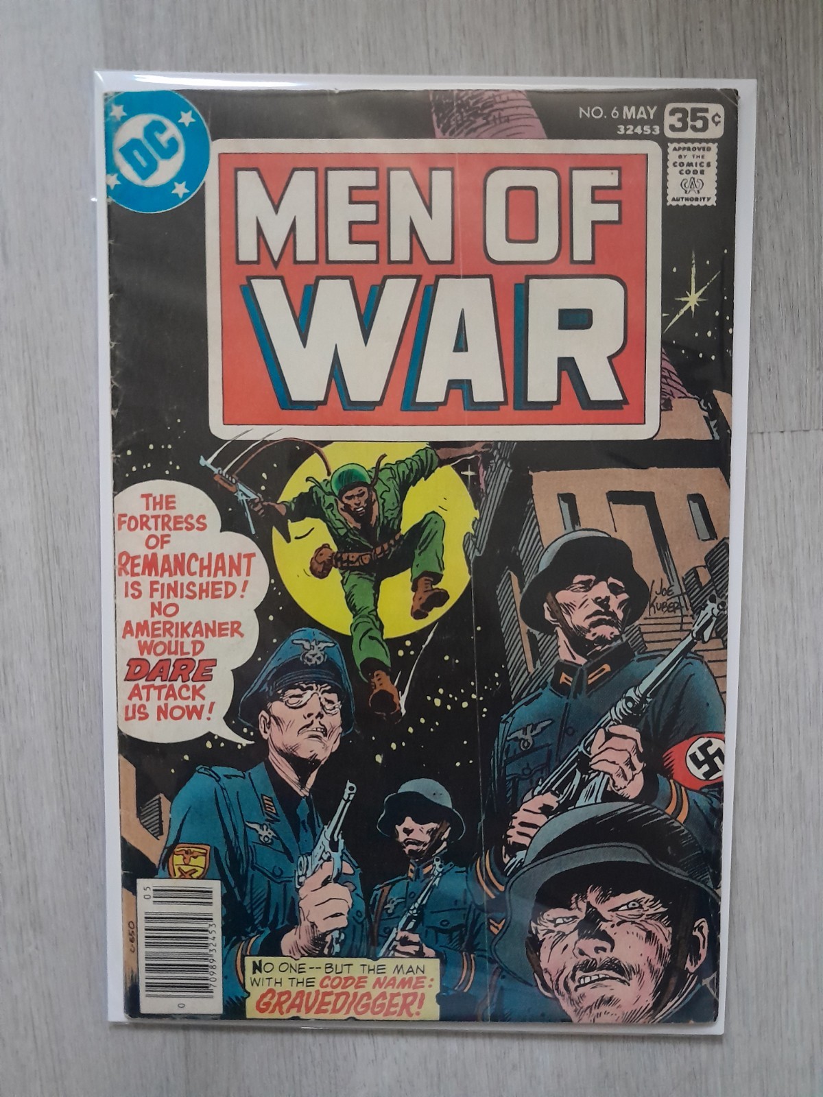 1978 DC Comics Men of War #6 Joe Kubert Cover