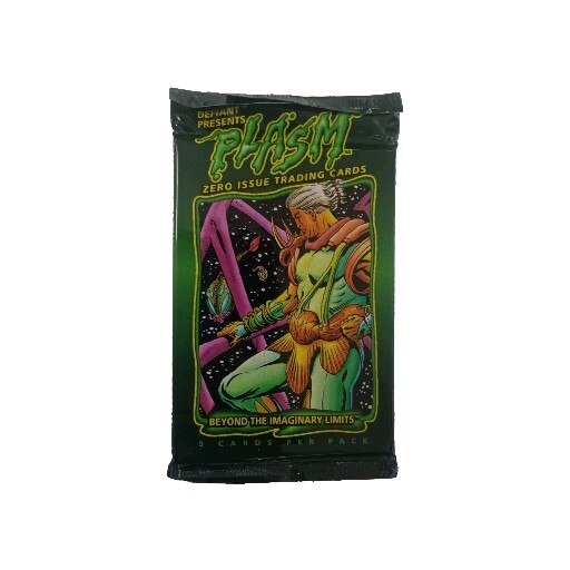 Vintage Unopened Blister Pack Plasm Trading Cards Zero Issue Unknown Cover