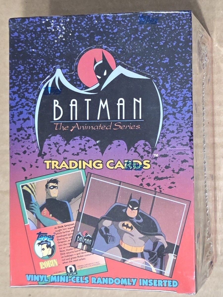 NEW FACTORY SEALED BOX Batman The Animated Series 1 Trading Cards 1993 Topps