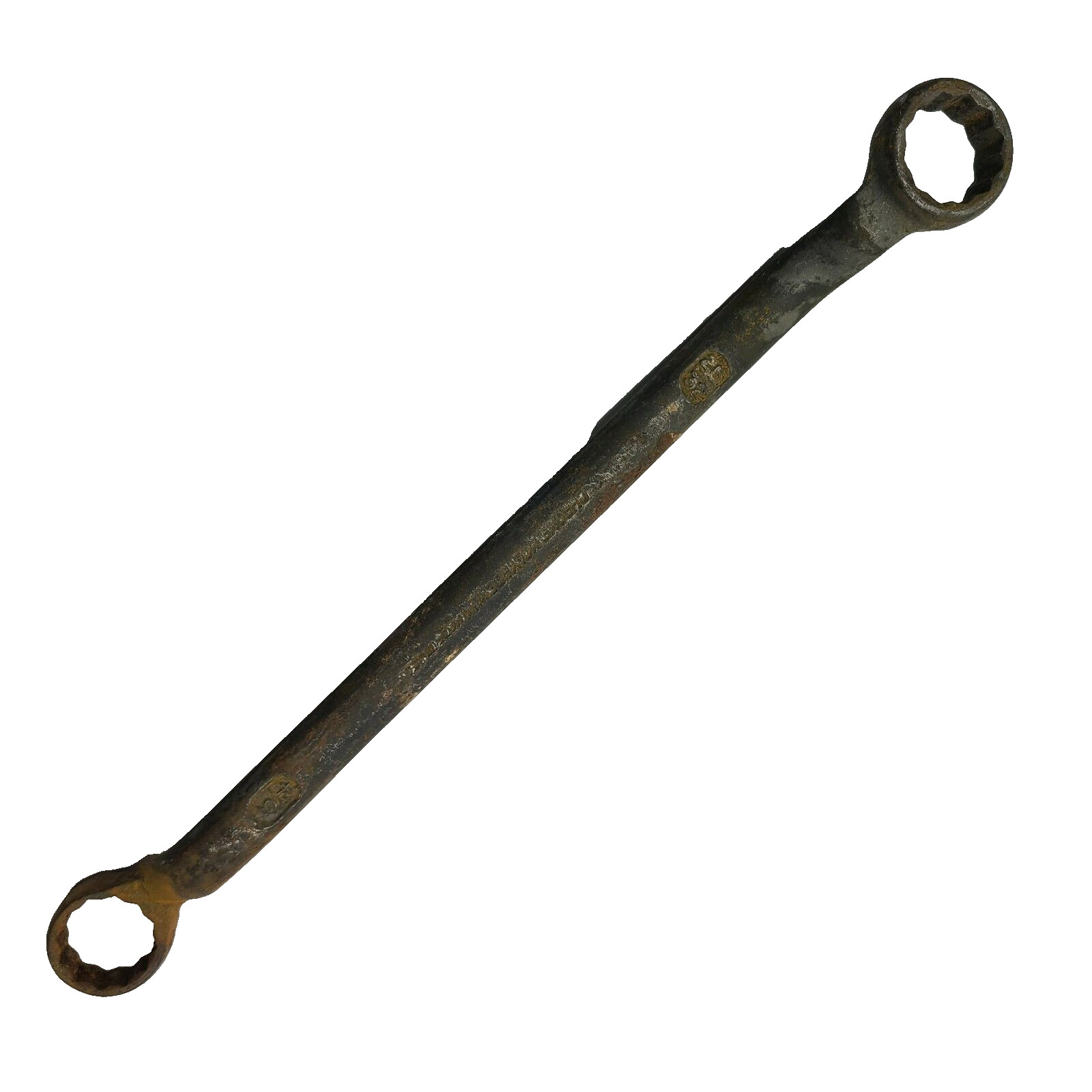 Double Box End Offset Wrench Chrome Molybdenum-Made In USA-3/4-25/32 Vintage