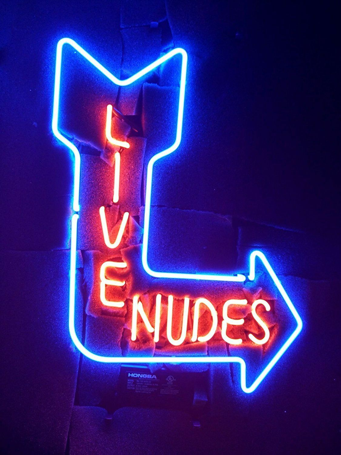 New Live Nudes Neon Light Sign 17″x14″ Beer Bar Gift Real Glass Lamp Girl