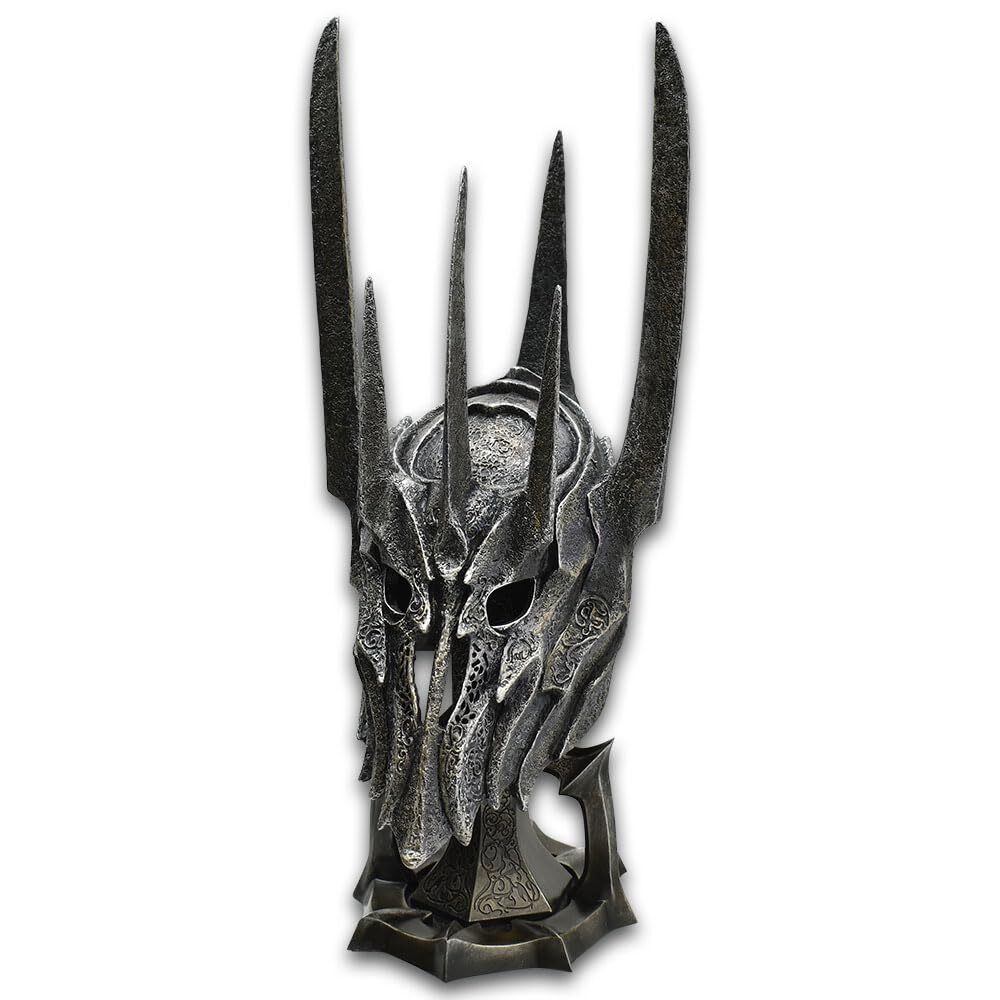 Helm of Sauron, Half Scale LOTR Replica with Display Stand, Officially Licensed