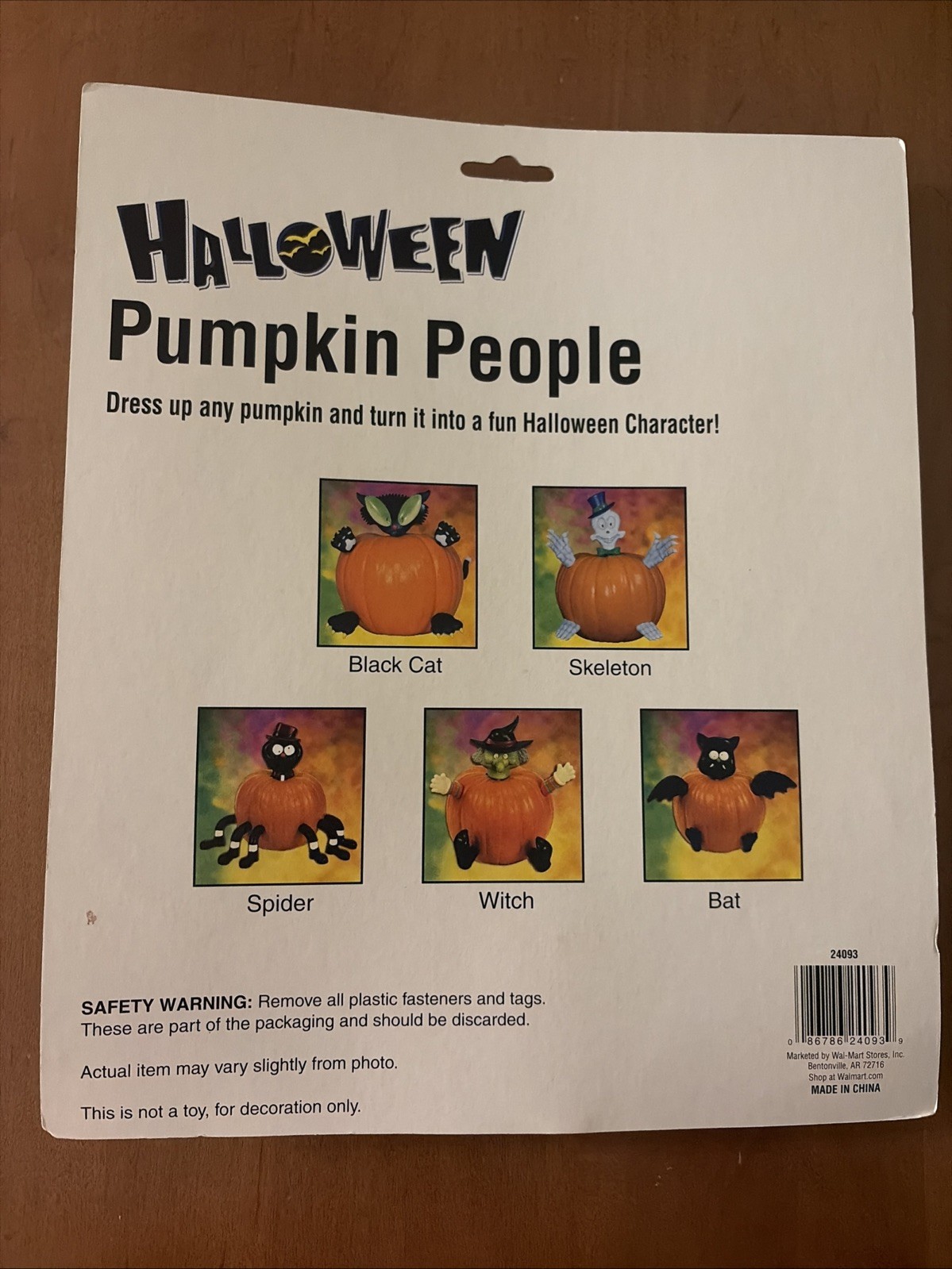 Vintage Halloween Pumpkin People Walmart (Gemmy?) NOS Halloween Display