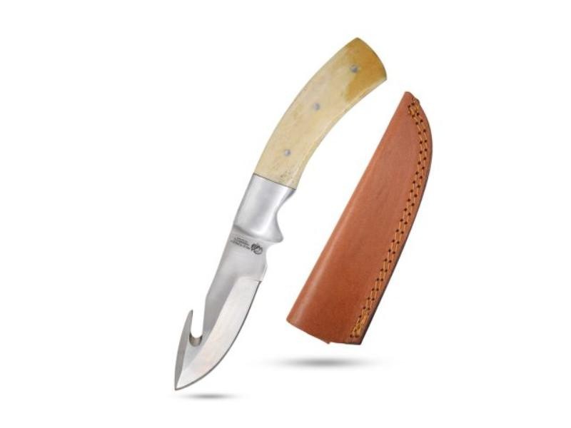 8.5″ Tactical Fixed Blade Knife w/Sheath Full Tang w/ Gut Hook for Hunting