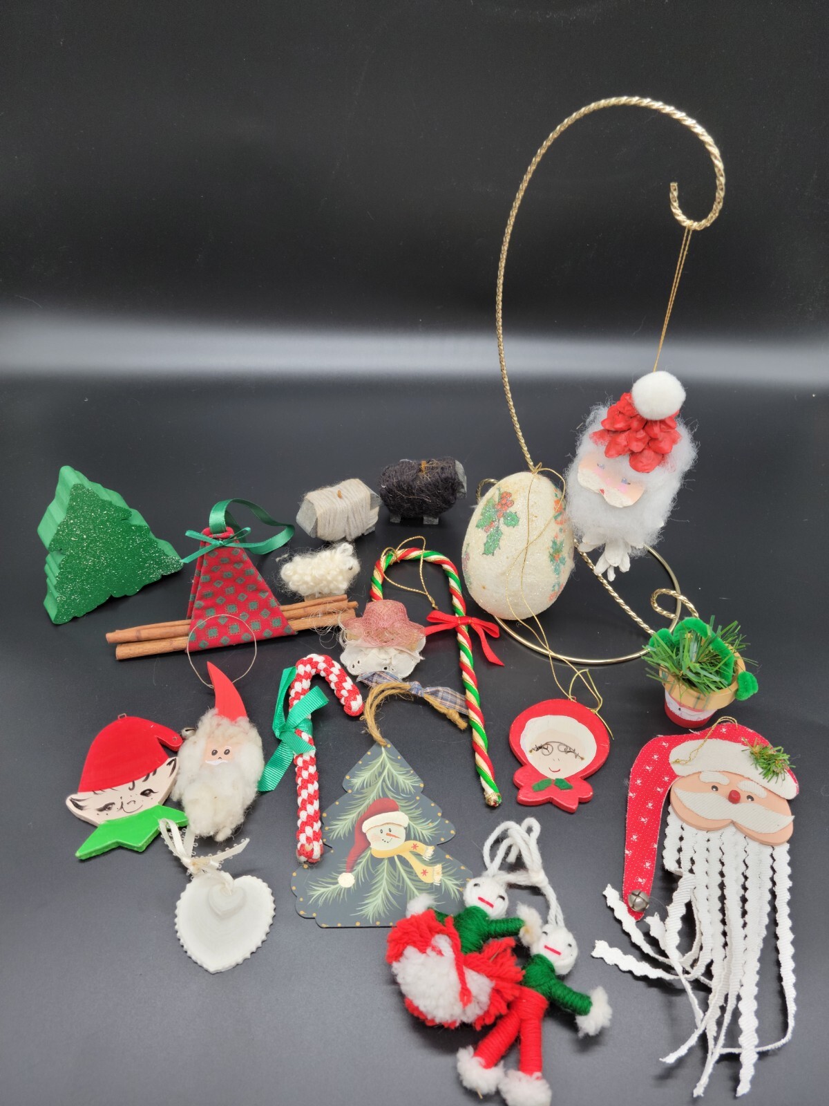 Vintage Christmas Ornament and Decorations Lot Mixed 1950’s-1980’s