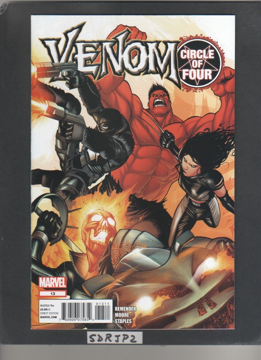 VENOM 13 NM KEY 2012 1st PRINT RED HULK X-23 GHOST RIDER REMENDER FLASH THOMPSON