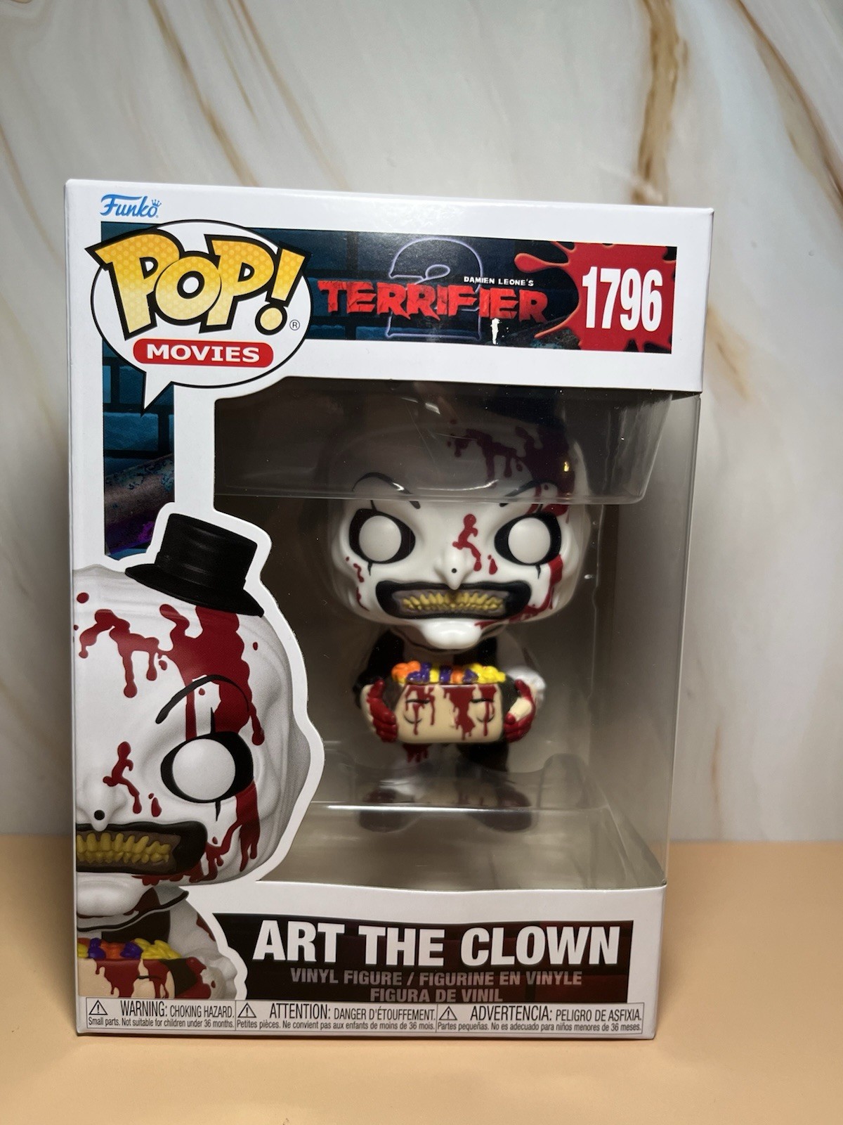 Funko Pop! Movies: Damien Leone’s Terrifier 2- Art the Clown #1796 DMG