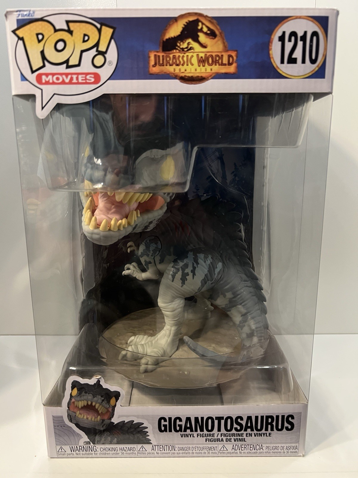 Funko Pop! Jurassic World Vinyl Jumbo 10″: Giganotosaurus (Jumbo) #1210