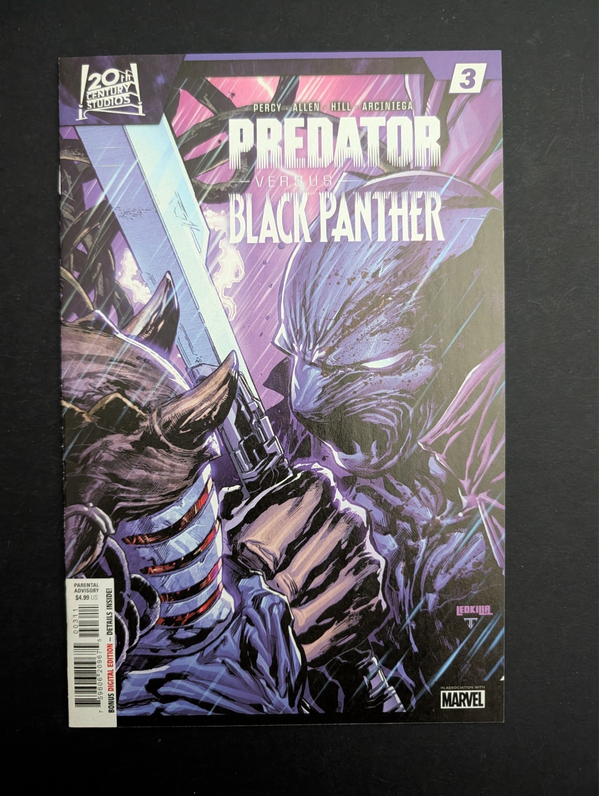 Predator Vs Black Panther #3 (Of 4) 10/30 Marvel Comics Variant Cover A