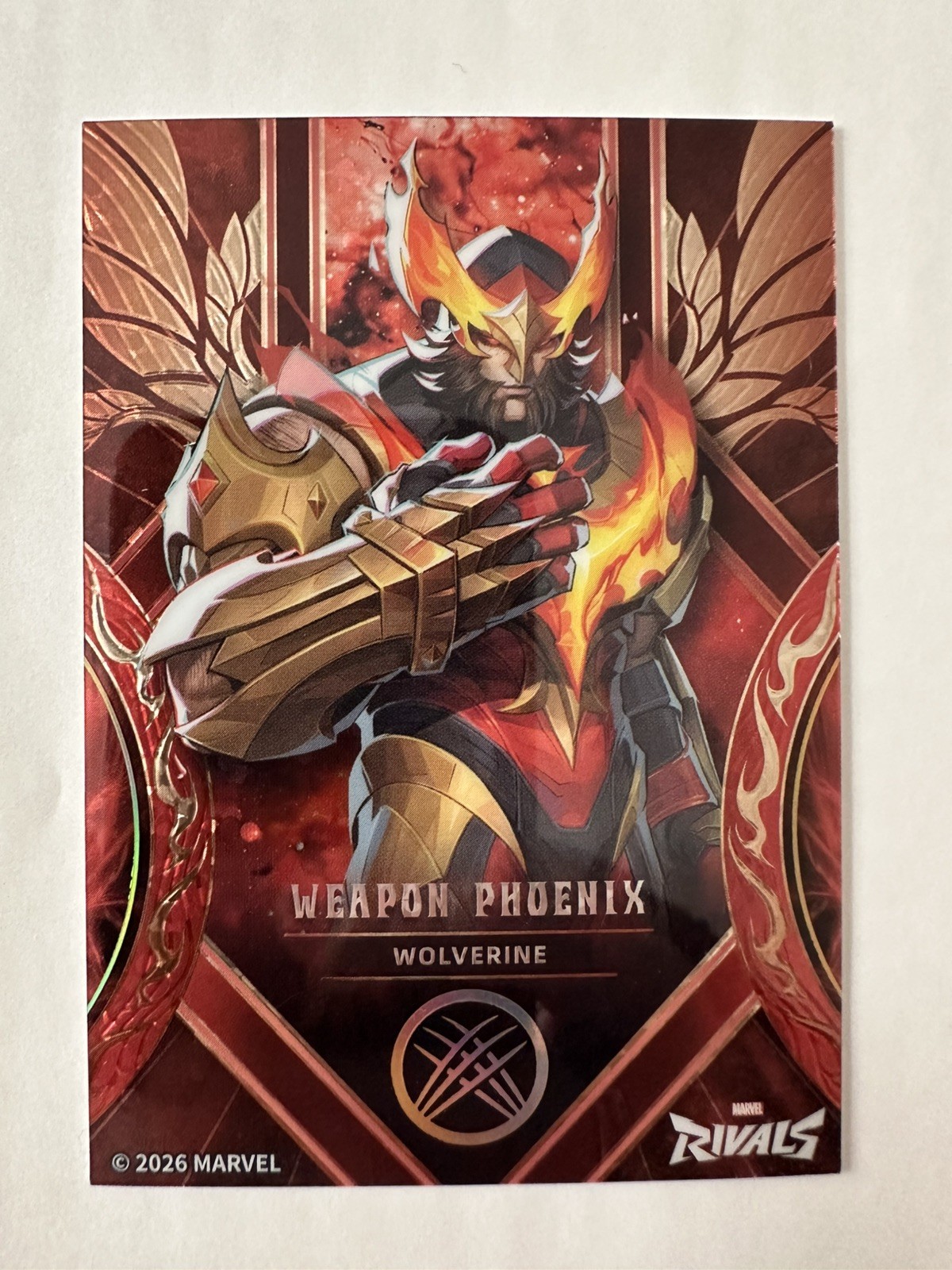 2026 Cardfun Marvel Rivals Eternal Glory Wolverine-WEAPON PHOENIX – RED SSP /5
