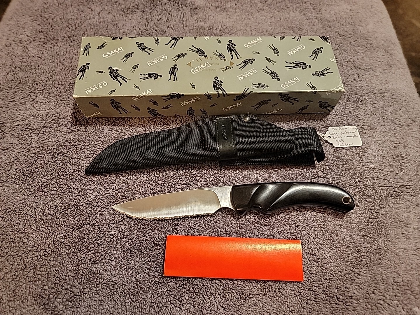 G. Sakai Game Hunter Seki Japan Micarta Spyderedge Prototype