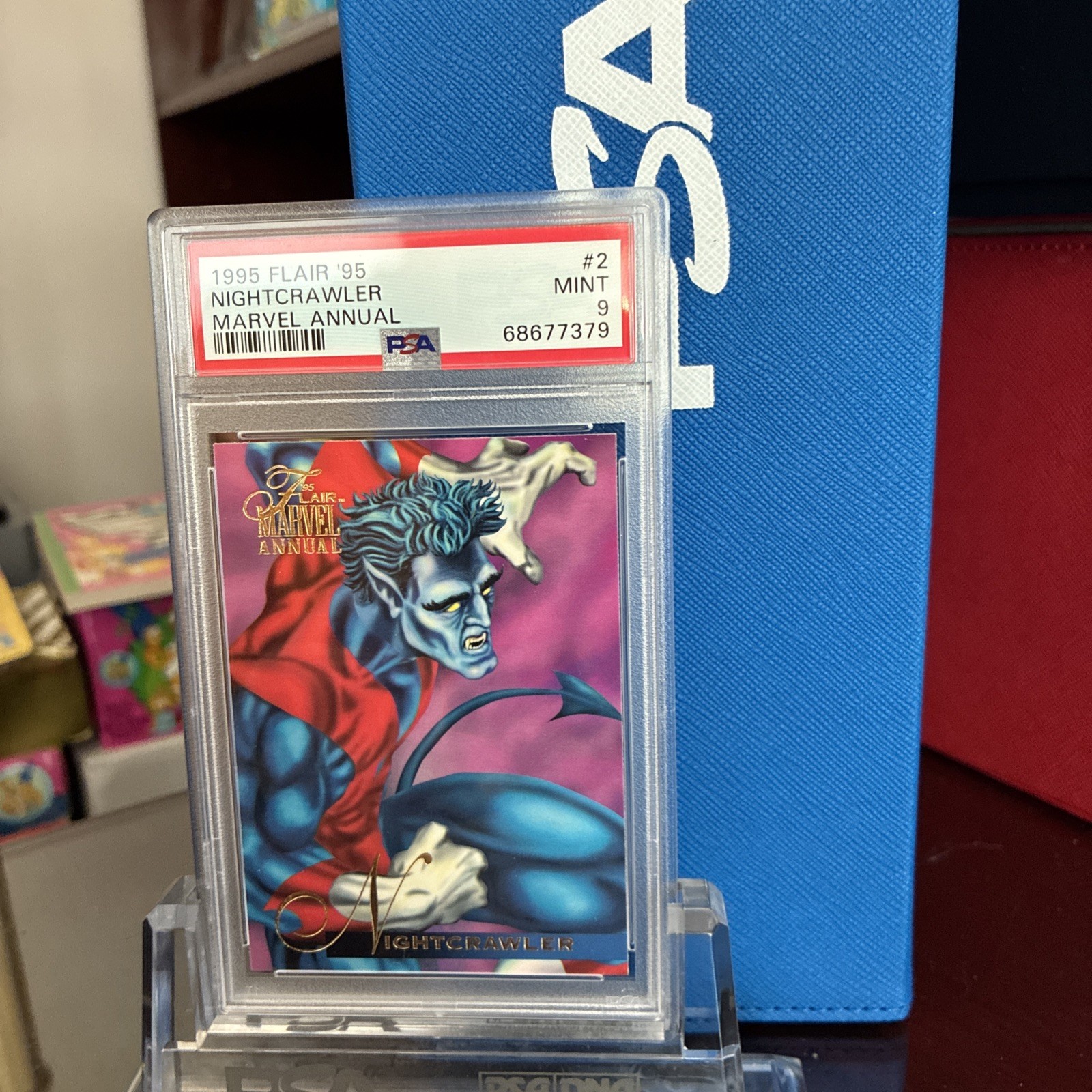 1995 Fleer Flair Marvel Annual Nightcrawler PSA 9 #2