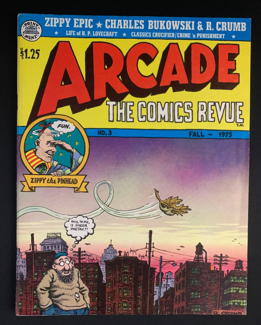 Arcade: The Comics Revue #3 – Print Mint – Zippy the Pinhead – Fall 1975