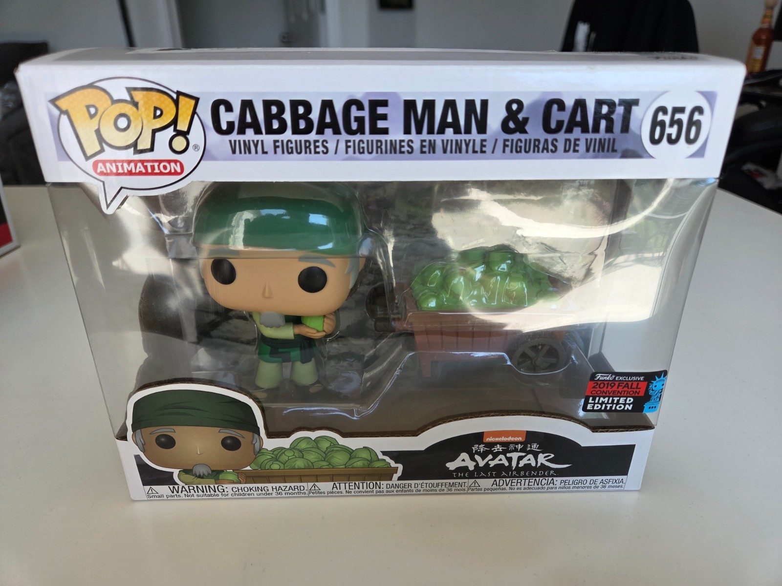 Funko Pop! Avatar: The Last Airbender Cabbage Man Cart #656 2019 Fall Collection
