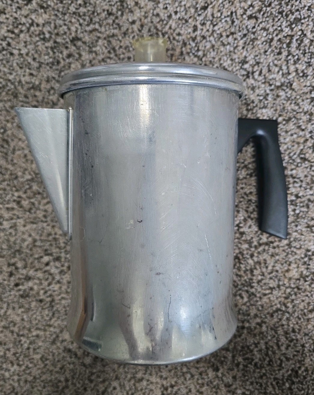 Vintage Aluminum Mirro Percolator Coffee Pot Camping