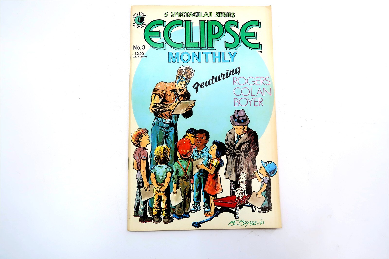 ECLIPSE COMICS MONTHLY Comic Book Lot 1-3 Run from 1983