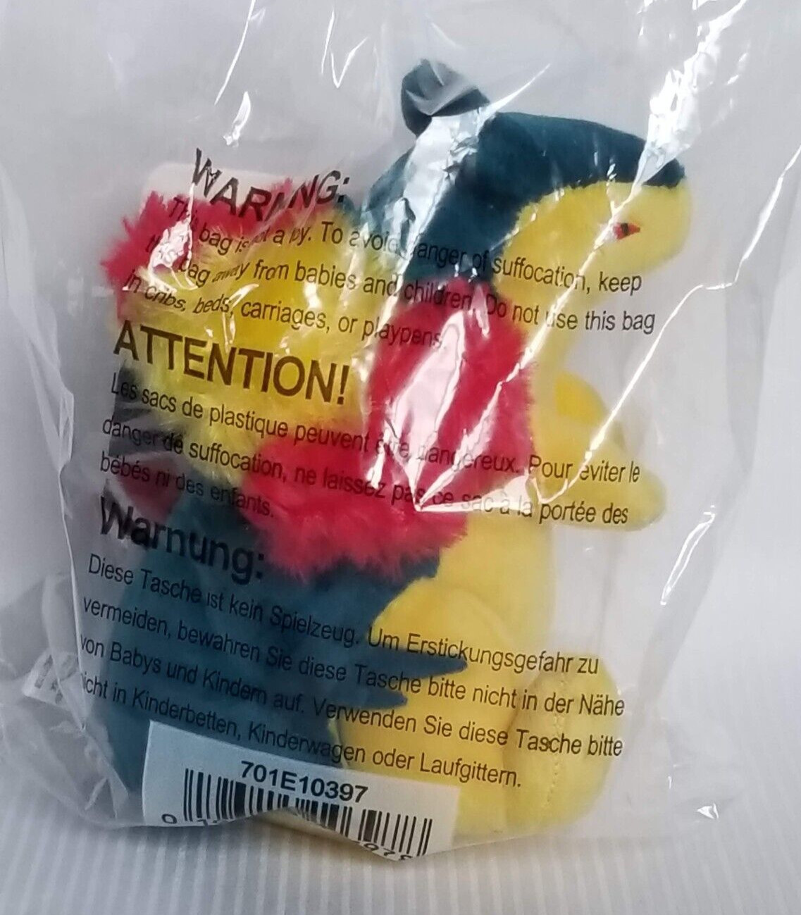 Pokemon Center Original Typhlosion Sitting Cuties Plush
