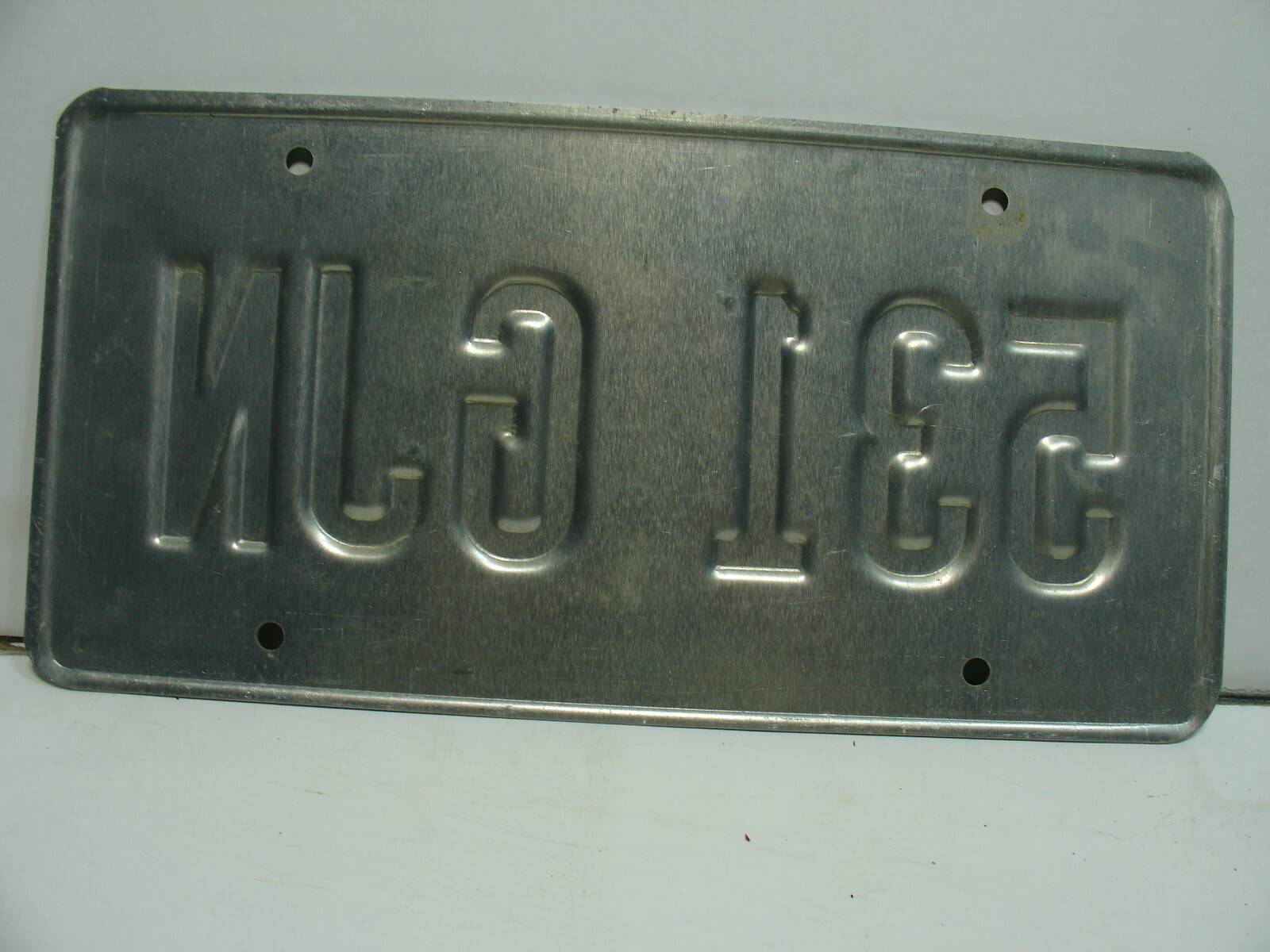 1999 Iowa License Plate 531 GLN GUTHRIE Vintage as5311