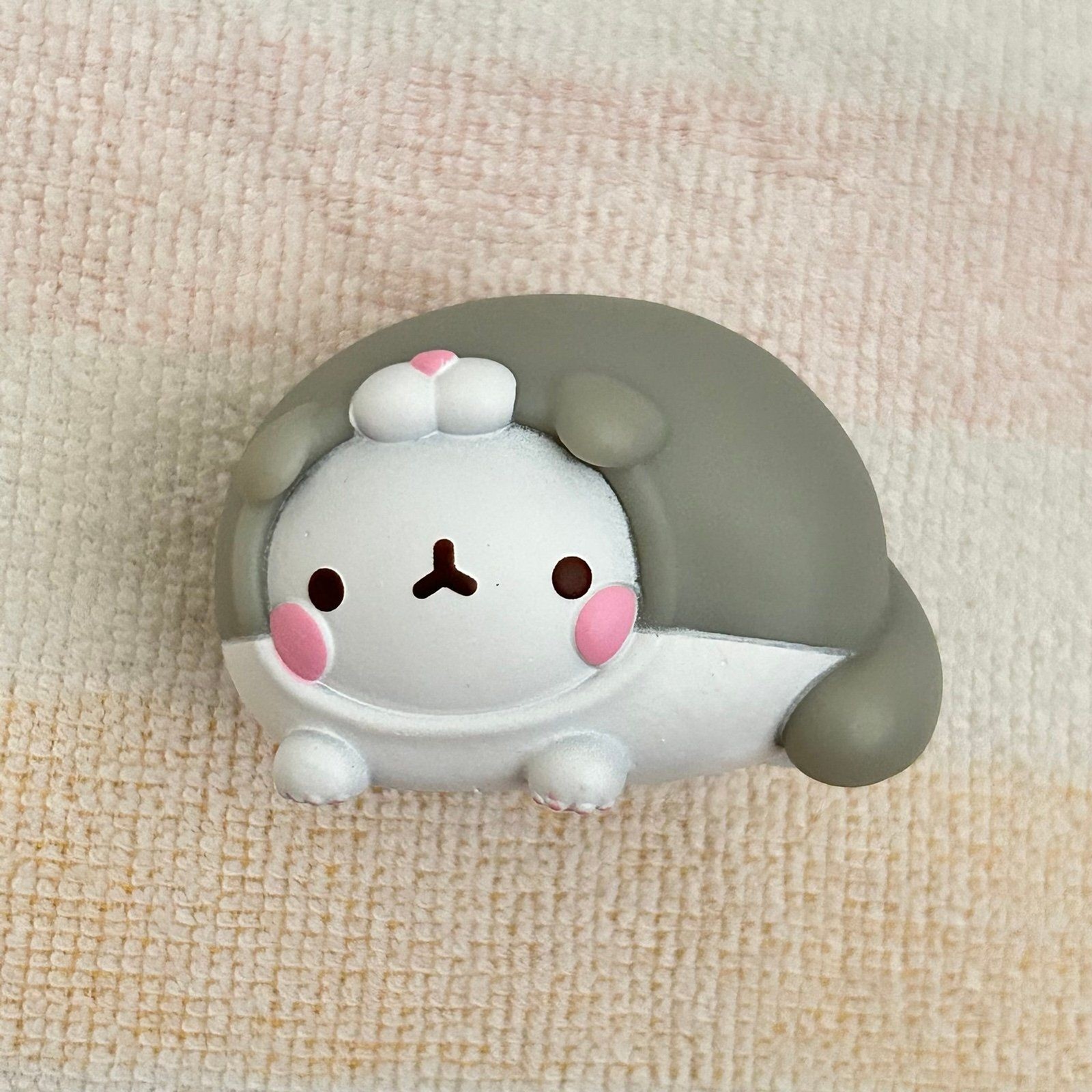 Molang The Happy Rabbit Cat Cosplay Random Figure Doll 05 Round Scottish Fold