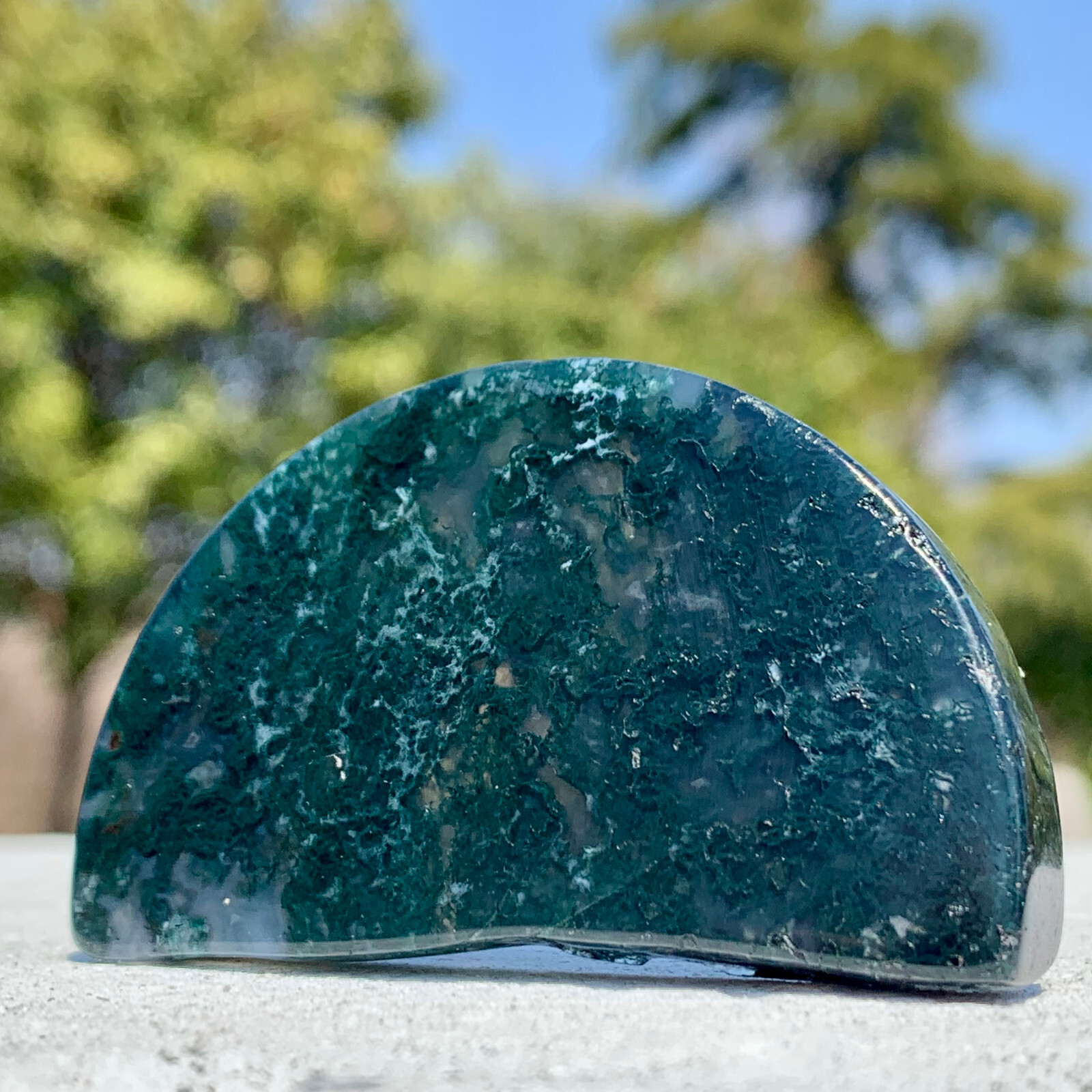 40G Collection!Natural Crystal Raw Stone Polished Emerald Decor Healing