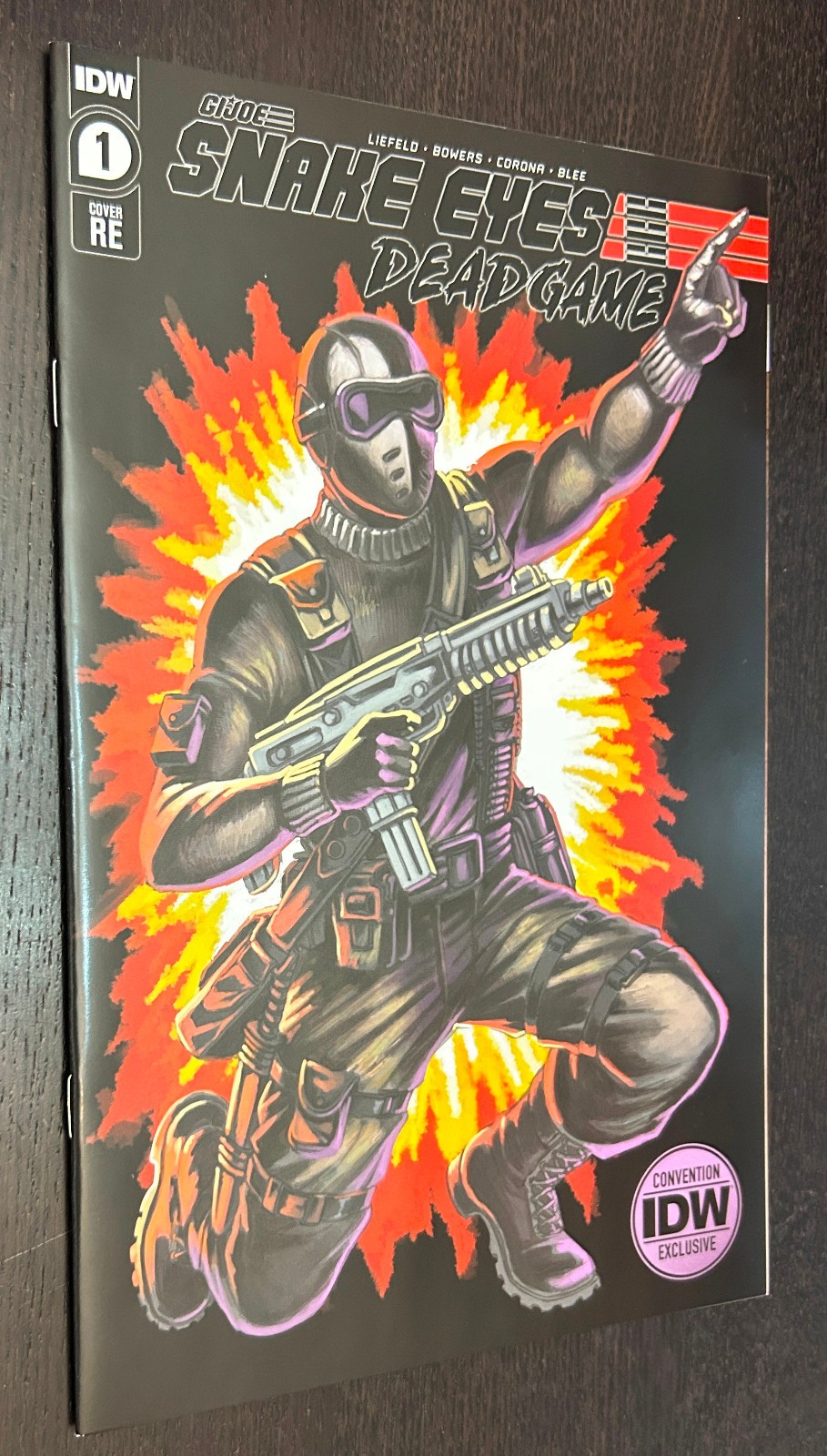G.I. JOE SNAKE EYES DEAD GAME #1 (IDW Comics 2020) — SDCC VARIANT — NM-